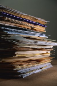 Stack of Files and Papers